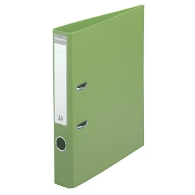 Image de Exacompta Réf. 53556E 1 Classeur à levier A4 Prem&#039;Touch Dos de 50 mm Mécanique 55 Dimensions extérieures : 32 x 29 5 cm Format classer Coloris Vert anis