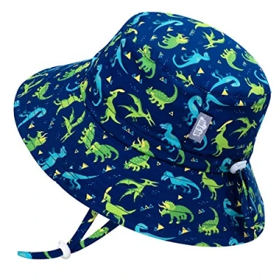 Image de Jan &amp; Jul Chapeau de Soleil à Godet et Hydrofuge pour Les Petits garçons(L: 2 5T, Dinoland)