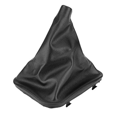 Image de Pommeau de levier Vitesse Couvercle Anti poussière, vitesses en similicuir Noir Pour E30 E34 E36 Z3