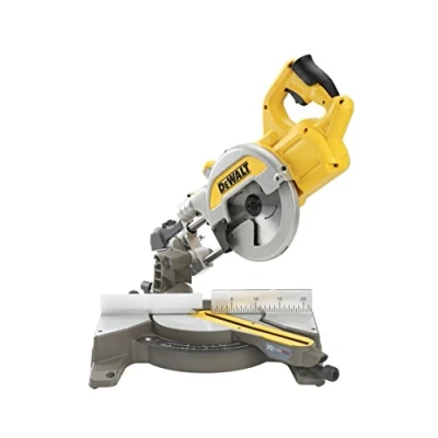 Image de DeWalt DCS777N XJ Scie à onglets radiale XR FLEXVOLT 54V Brushless 216mm sans batterie ni chargeur, Noir/Jaune