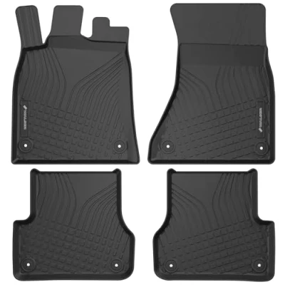 Image de Walser Premium Tapis de Sol Auto Compatible avec Audi A6 C7/Allroad C7/Avant C7 2011 2018, Caoutchouc 100% ajusté Made in EU, Robuste
