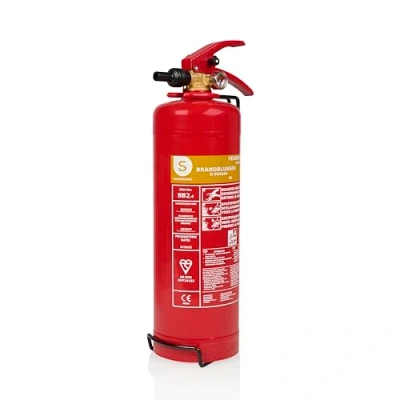 Image de Smartwares Extincteur Mousse 2 L pour Feux AB Adapté Bureaux et domiciles Support Inclus 10.014.97