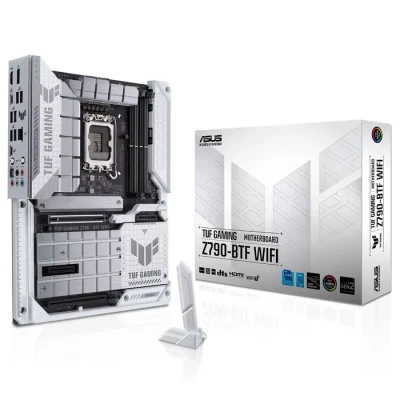 Image de ASUS TUF Gaming Z790 BTF WiFi Carte mère LGA 1700 ATX (16+1+1 étapes de Puissance, PCIe 5.0, DDR5, Quatre emplacements M.2, 7 et Ethernet 2,5 Go, USB Frontal 10 Gbps, SATA 6 Thunderbolt 4)