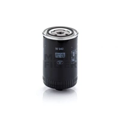 Image de MANN FILTER W 940 Filtre à huile 3/4 16 UNF avec un clapet de non retour vissé PORSCHE: 911 Coupe, Targa, 914 Targa
