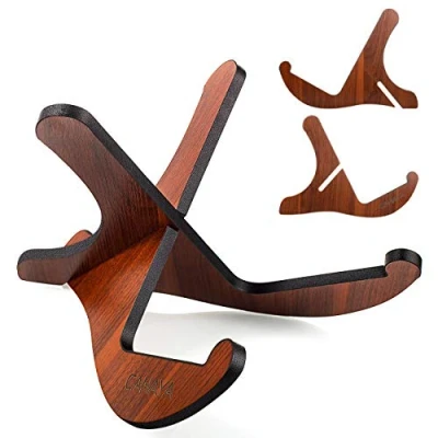 Image de CAHAYA Support pour Guitare en Bois Stand Détachable Portable Universel Folk Acoustique Electrique Classique avec un Brevet de Conception CY0180