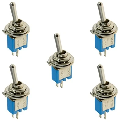 Image de 5 x ON/OFF SUB miniature Mini interrupteur à bascule SPST