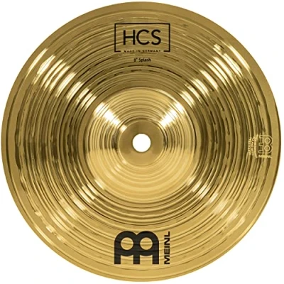 Image de Meinl Cymbals HCS Cymbale Splash 8 pouces (20,32cm) pour Batterie Finition Traditionelle en Laiton, fabriquée Allemagne (HCS8S)
