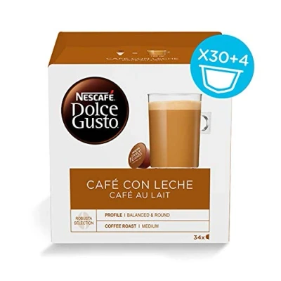 Image de Capsule di Caffè con Contenitore Nescafé Dolce Gusto (34 uds) Cafe au lait