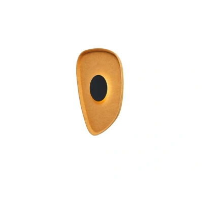 Image de LOOM DESIGN applique murale LED Cozy, jaune, feutre, 40 x 31 cm