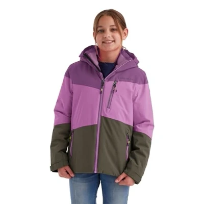 Image de killtec Fille Veste fonctionnelle avec capuche et pare neige/veste d&#039;extérieur imperméable KOW 170 GRLS JCKT, dark orchid, 152, 40927 000