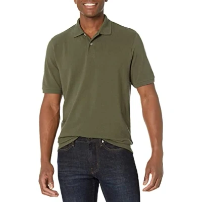 Image de Amazon Essentials Polo en Coton piqué à Coupe Classique (Grandes Tailles Disponibles) Homme, Vert Olive, XXL