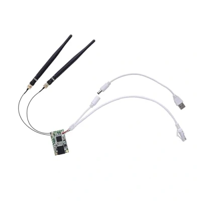 Image de VONETS VM300 H Module WiFi industriel 2,4 GHz/mini routeur/pont/répéteur/WiFi vers Ethernet AP avec 2 ports USB RJ45 alimentés par courant continu pour appareil réseau d&#039;ingénierie bricolage