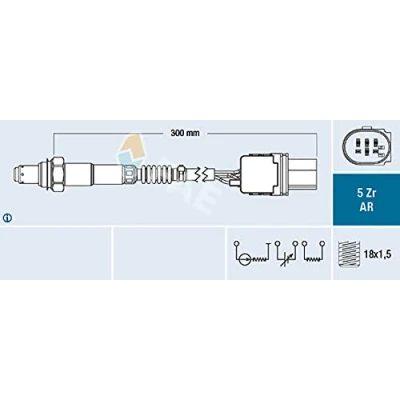 Image de FAE 75115 Sonde lambda AUDI: A6 C6 Avant, A5 B8 Coupe, Berline