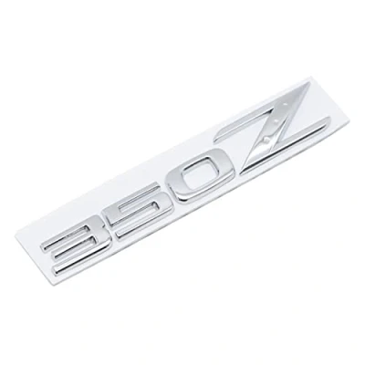 Image de LAZIRO Autocollant d&#039;insigne de décalcomanie Logo Coffre arrière Voiture en métal 3D 350Z 370Z emblème adapté for Nissan coupé édition Noire adaptée Accessoires GT Nismo (Color