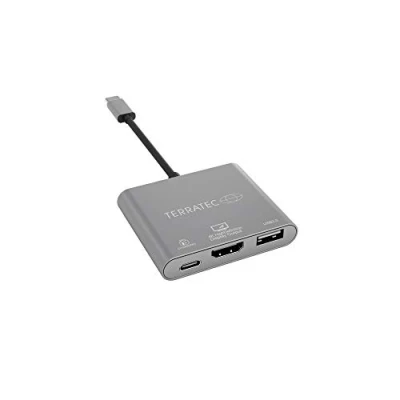 Image de Terratec Connect C3 USB 3.2 Gen 1 (3.1 1) Type C 5000 Mbit/s Argent