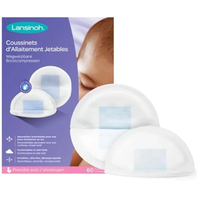 Image de Lansinoh Coussinets d&#039;allaitement jetables 60Pc