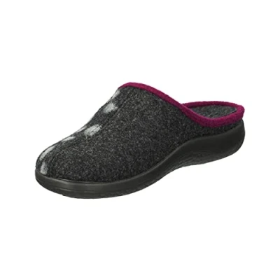 Image de Rohde 6550 Bari Chaussons Femme, Pointure:40 EU, La Couleur:Gris