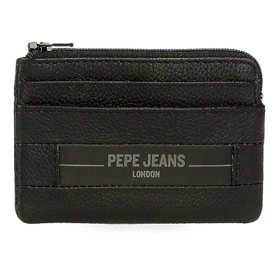 Image de Pepe Jeans Checkbox Porte Monnaie, Taille Unique, Noir, Talla única, Monnaie