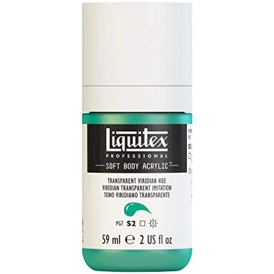 Image de Liquitex Professional Acrylique Soft Body 59ml Vert Emeraude Transparent Imit