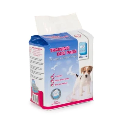 Image de Iris Ohyama, Tapis litiere chat, Alèse éducateur pour Chien, Chiot, Pulpe de coton, Polymère, Polyéthylène, L18 x P14.5 H21.5 cm, Jetable, Anti odeurs, Absorbante, Séchage Rapide, NS 60R, Bleu
