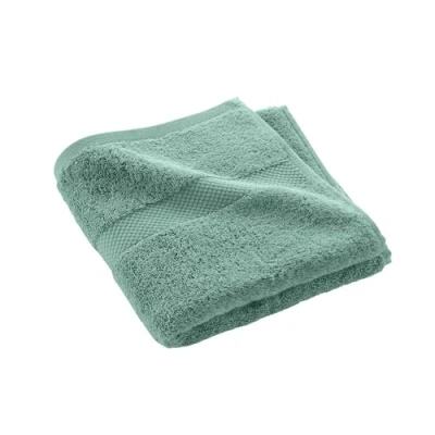 Image de douceur d&#039;intérieur, Serviette de Toilette (50 x 90 cm) Elegance Celadon, 100% Coton Uni