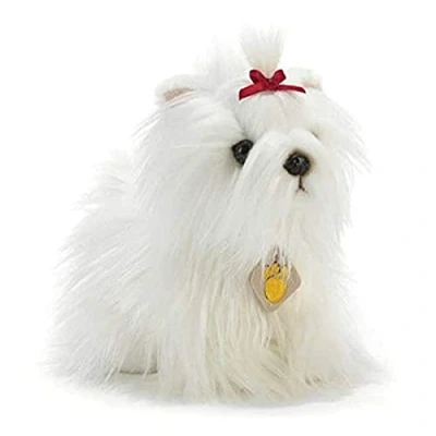 Image de Plush &amp; Company Whitney White Yorkshire 15919 Longueur 23 cm Multicolore