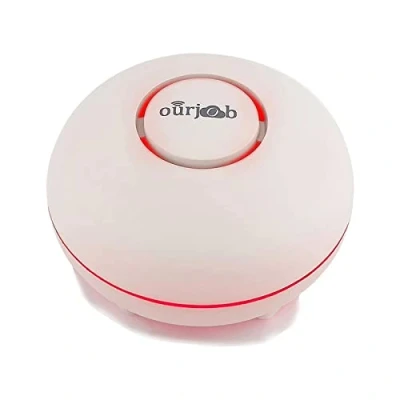 Image de Detecteur de Fuite d&#039;eau Ourjob Détecteur Inondation Alarme Eau Détecteurs sans Fil avec sonore et Lumineuse Blanc