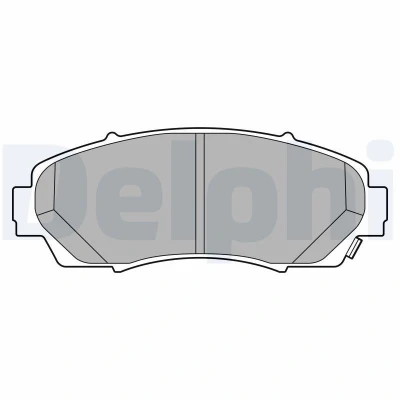Image de DELPHI LP3613 Jeu de plaquettes frein avec indicateur d&#039;usure tôle anti bruit accessoires HONDA: CR V 5