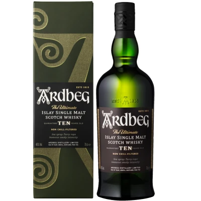 Image de Whisky Single Malt Ardbeg The Ultimate 10 ans Ecosse, 40% vol. 70 cl