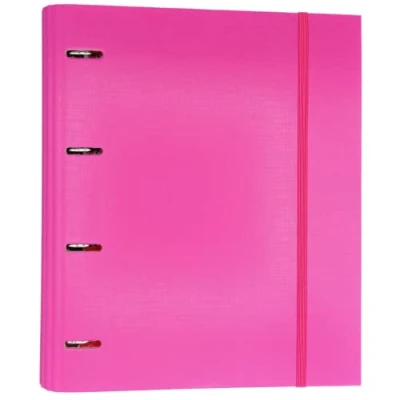 Image de Raylu Paper® classeur 4 anneaux avec 5 séparateurs de couleurs et recharges 100 feuilles A4 90 g grilles x mm, 30 mm. système rado, dos 60 mm