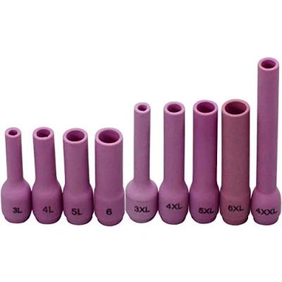 Image de RIVERWELD TIG KIT Buse en aluminium Tasse céramique extra longue 796F70 796F71 796F72 796F73 796F74 796F75 796F76 796F77Pour DB SR WP 9 20 25 Torche de soudage pièces