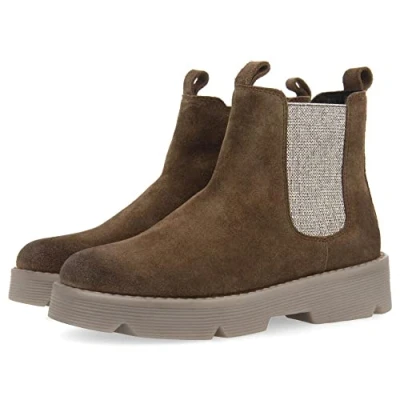 Image de Gioseppo PYHRA Chaussure Bateau, Taupe, 30 EU
