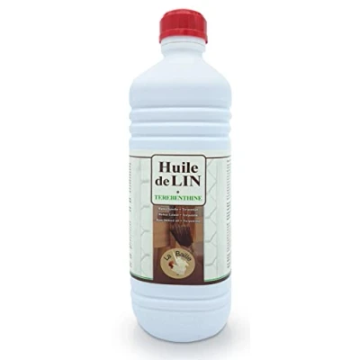 Image de Huile de Lin &amp; Térébenthine La Baille Prête à l&#039;Usage pour Bois et Matériaux Poreux Protection Entretien Intérieur/Extérieur