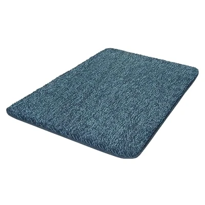 Image de Kleine Wolke 4071754225 Seattle Tapis de bain Polyester Glace Bleu 70 x 120 2 cm