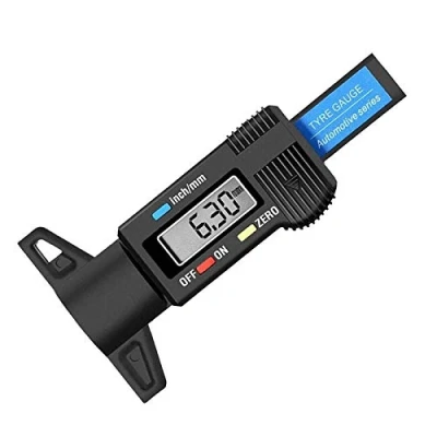 Image de RUIZHI Jauge de Profondeur Numérique Pneu Caliper LCD 0 25.4mm des Pneus Gauge pour Auto Moto Vans Camions