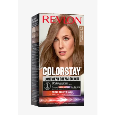 Image de Revlon HAIR Color COLORSTAY, Longwear Cream Colour Coloration, Taille: 165 ml, Blond fonce cendre