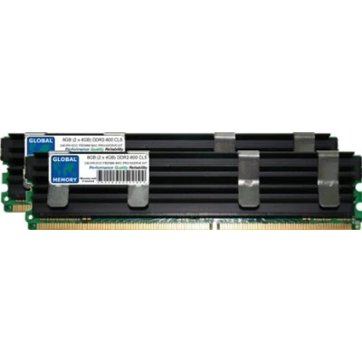 Image de GLOBAL MEMORY 8Go (2 x 4Go) DDR2 800MHz PC2 6400 240 PIN ECC Fully BUFFERED (FBDIMM) MÉMOIRE RAM KIT pour Mac Pro (DÉBUT 2008)