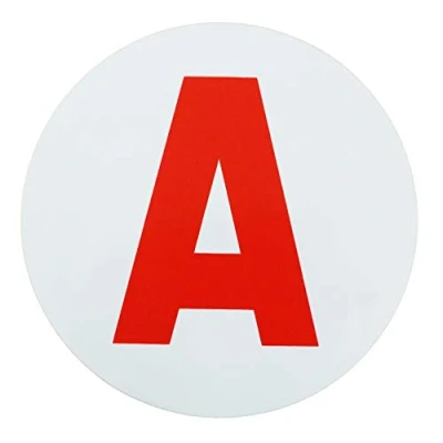 Image de Disque A reflechissant jeune conducteur adhesif