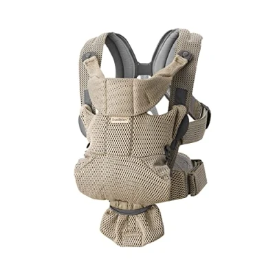 Image de BabyBjörn Porte bébé Move, Mesh 3D, Gris beige