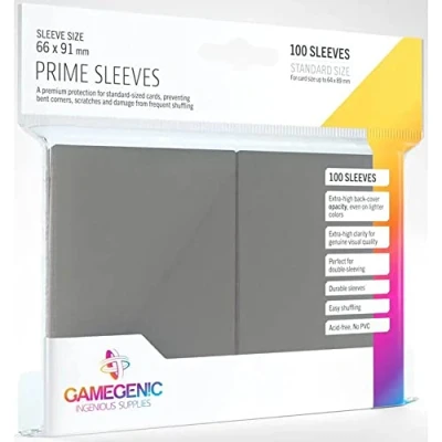 Image de Gamegenic GGS11025ML Prime Sleeves (100 Pack), Gray