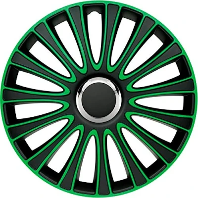 Image de AutoStyle PP 5133G Enjoliveurs 13Pouces noir/vert