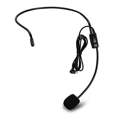 Image de SHIDU Microphone Filaire Flexible avec Prise Audio 3,5 mm pour amplificateur Vocal M800 M100 S40 et Autres appareils auxiliaires de