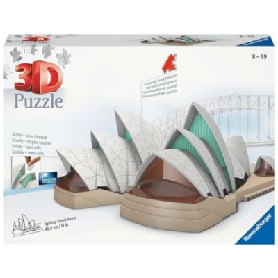 Image de Ravensburger Opernhaus Sydney Puzzle pour enfants, Taille: One Size, Multi coloured