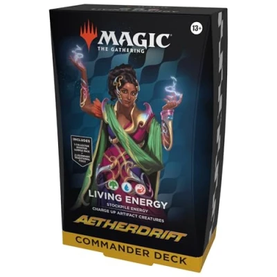 Image de Deck Commander Magic: The Gathering Aetherdrift Énergie vivante (Version Anglaise)