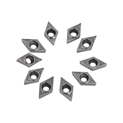 Image de 10 PCS Inserts CNC en carbure DCGT070204 AK Outil De Tournage Lame Cutter avec Box pour matériaux souples, Plaquettes