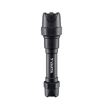 Image de VARTA lampe Torche LED incl. 2x piles AA, Indestructible F20 Pro, lumière de travail avec deux modes d&#039;éclairage, poche extrêmement robuste, protégée l&#039;eau et la poussière
