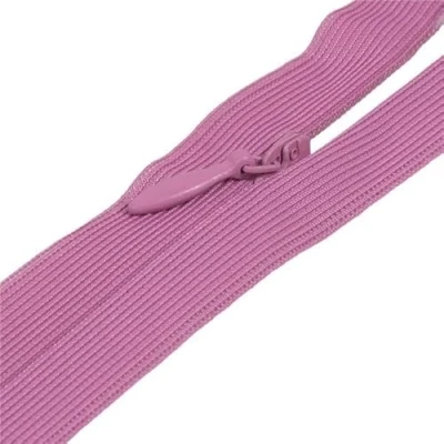 Image de Fermeture invisible non séparable ajustable violet myrtille Taille 40cm