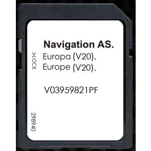 Image de Carte SD Navigation GPS Europe v20 ECE 2025 V03959821PF Compatible avec Seat Discovery Media 2 MIB2 AS 32 GB