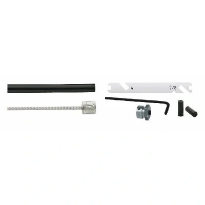 Image de Elvedes kit de câble Nexus 4/7/8 Vitesses pour Shimano Speed en Acier Inoxydable Argent