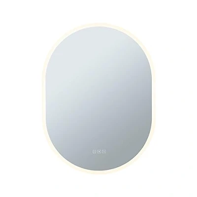 Image de Paulmann Mirra miroir mural 80x60 cm CCT dim blanc